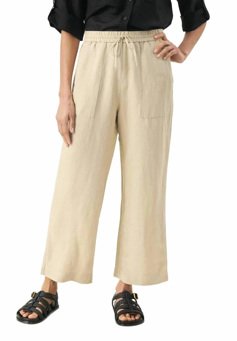 NEW PART TWO women's eniolas trousers in white pepper